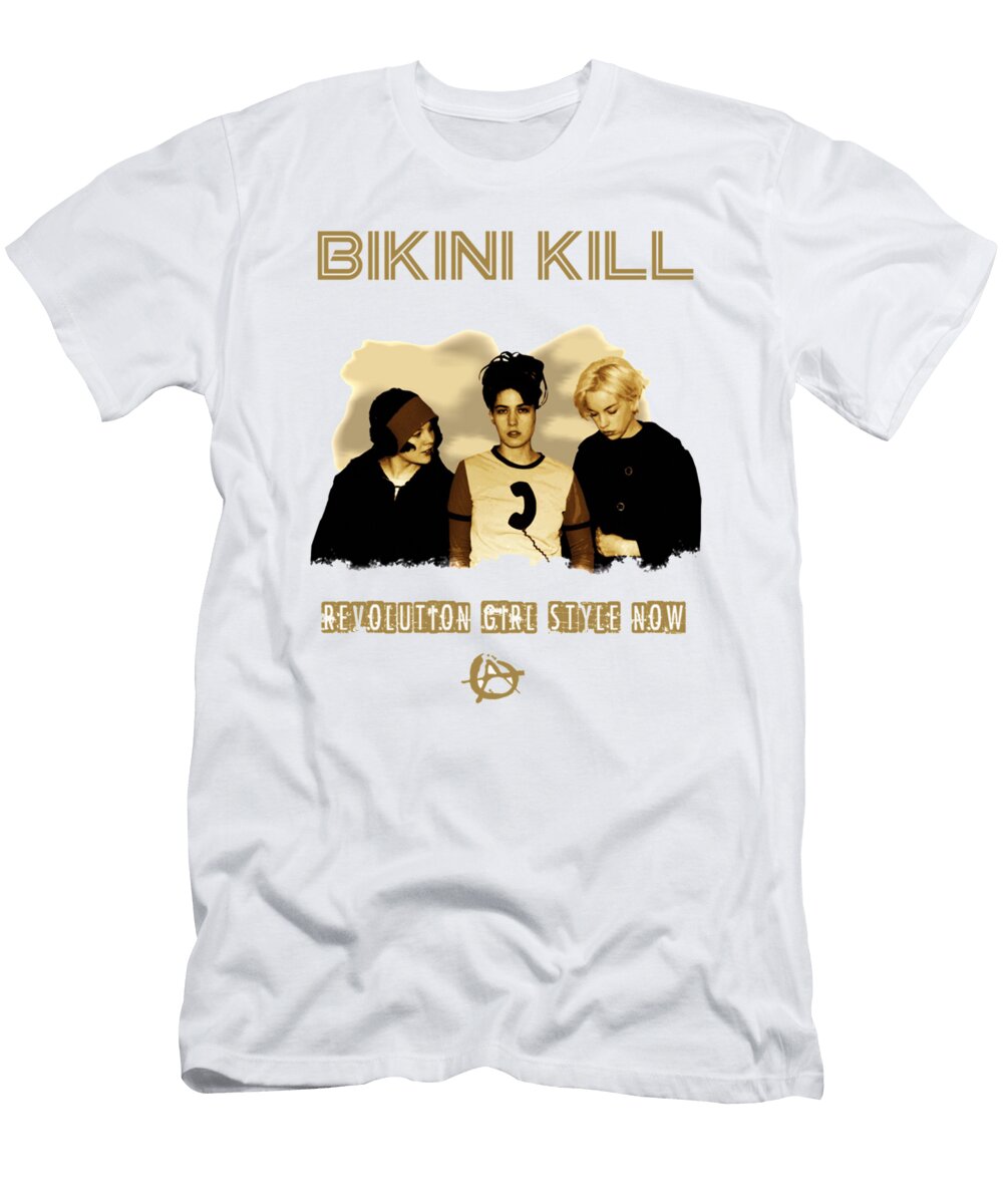 17 Bikini Kill Inered Dyernes T-Shirt