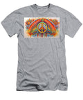 17 Peace Symbol Trippy Psychedelic Colorful Retro 1960s Abstract Stellart Studio T-Shirt
