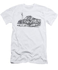 1800s Railroad Bridge Unity Island International Railway Bridge US Canada Mary Kunz Goldman T-Shirt