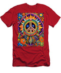 19 Peace Symbol Trippy Psychedelic Colorful Retro 1960s Abstract Stellart Studio T-Shirt
