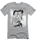 1950s Romantic Couple Head to Head Vintage Images T-Shirt