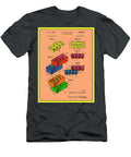 1961 Lego Toy Building Blocks Pop Art Patent Print Greg Edwards T-Shirt