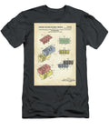 1961 Lego Toy Building Brick Patent Vintage Art Retro Poster Sampadart Gallery T-Shirt