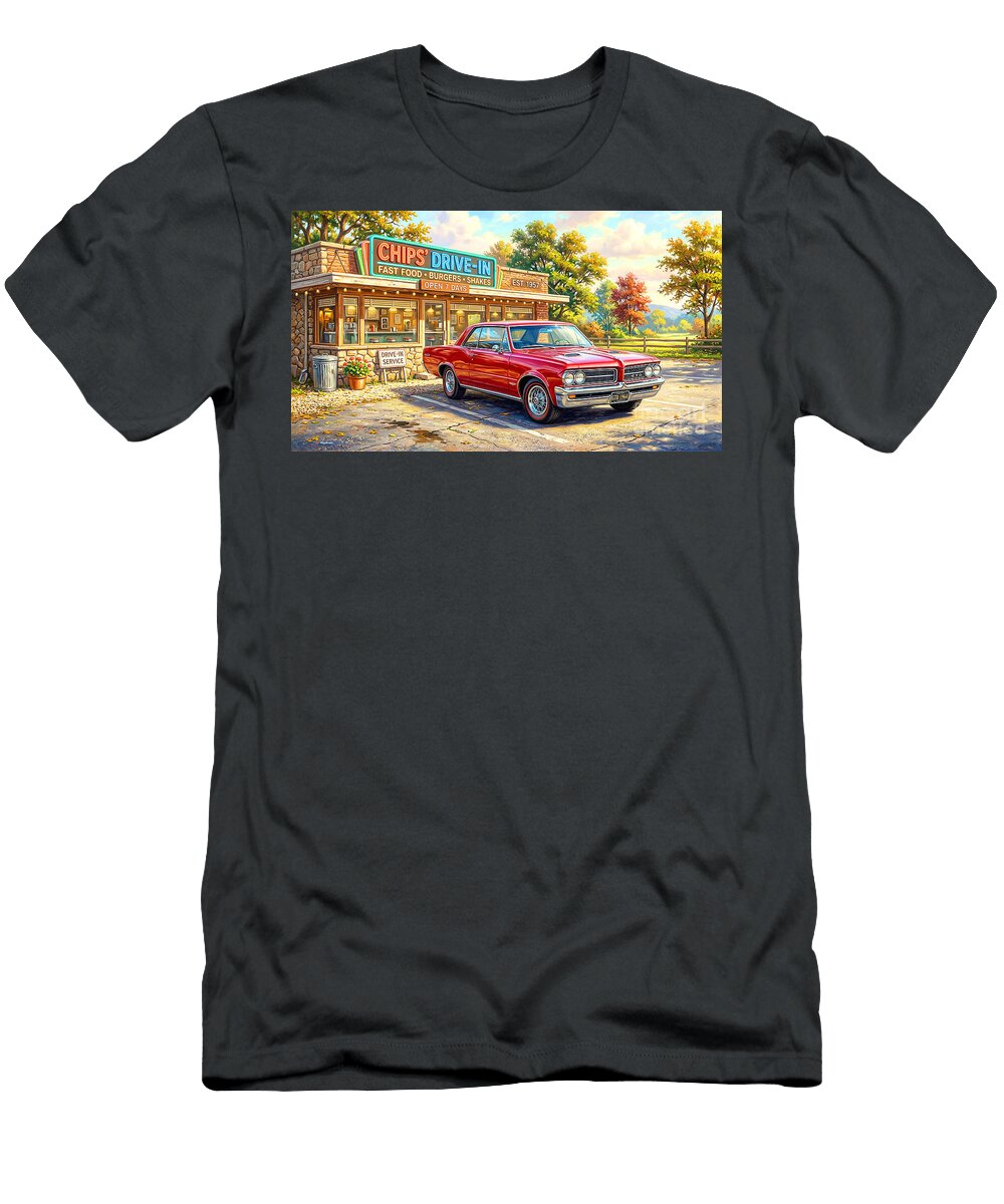 1964 Pontiac Gto Automotive Art 20260509c Wingsdomain Art and Photography T-Shirt