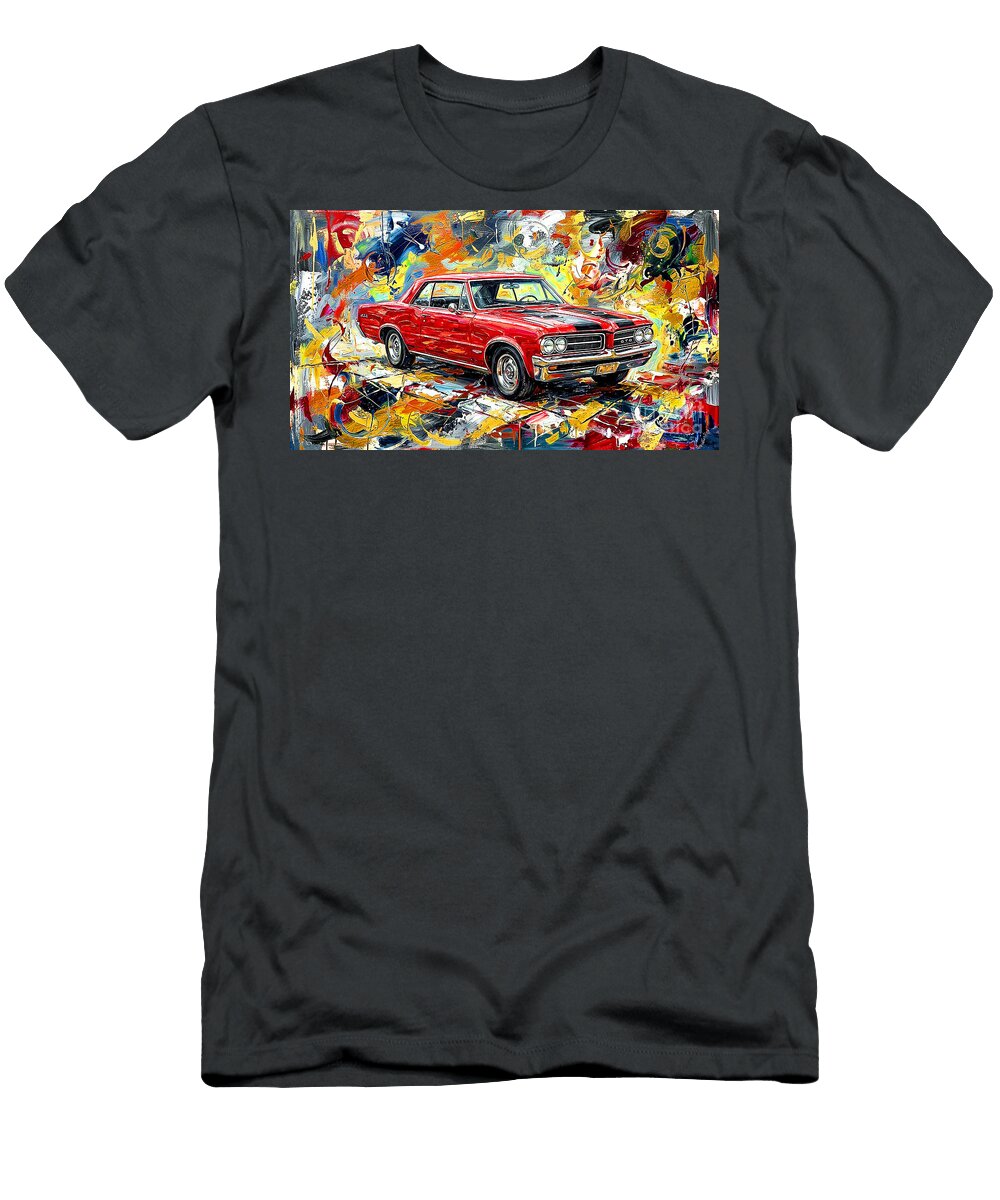 1964 Pontiac Gto the Goat Automotive Art 20260511d Wingsdomain Art and Photography T-Shirt