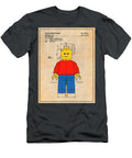 1978 Lego Figure Colorized Patent Print Antique Paper Greg Edwards T-Shirt