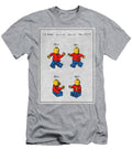 1979 Lego Toy Mini Figures Color Patent Print Gray Greg Edwards T-Shirt