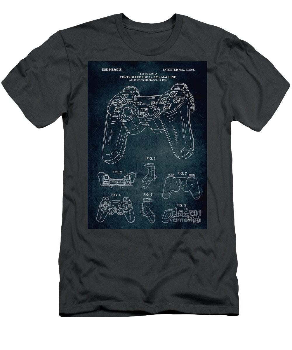 1998 Controller for a Game Machine Playstation Hill Grant T-Shirt
