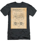 1998 Gaming Controller Unit Antique Paper Patent Print Greg Edwards T-Shirt