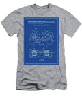 1998 Gaming Controller Unit Dark Blue Patent Print Greg Edwards T-Shirt