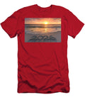 2 2026 New Year Text Symbol on Sandy Beach Shore At Sunset Festive Coastal Celebration Talha Khan T-Shirt