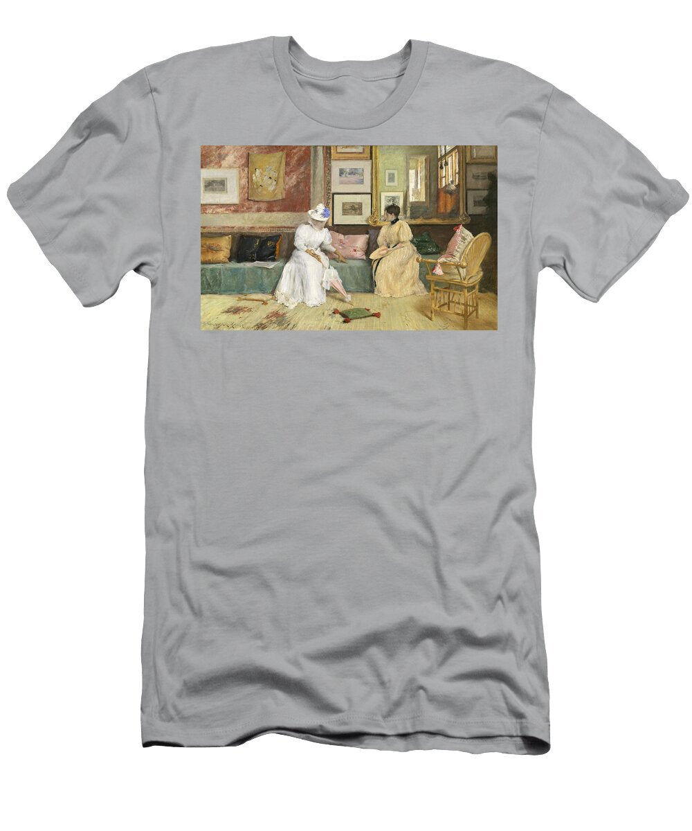 2 a Friendly Call William Merritt Chase T-Shirt
