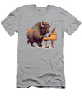 2 Buffalo Playing Piano Amir Faysal T-Shirt