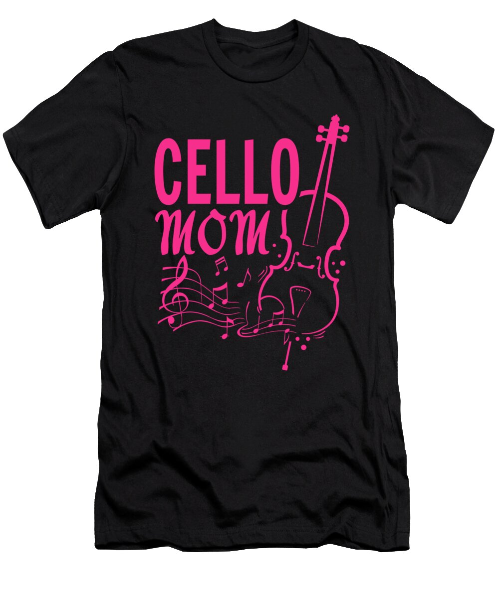 2 Cello Mom Cellist Musician Music Melody Lover Gift Haselshirt T-Shirt