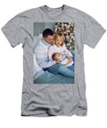 2 Family with Son Sitting on the Bed Elena Saulich T-Shirt