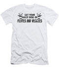 2 Flutist Vegetables Cute Panda Vegan Bamboo Flute Toms Store T-Shirt