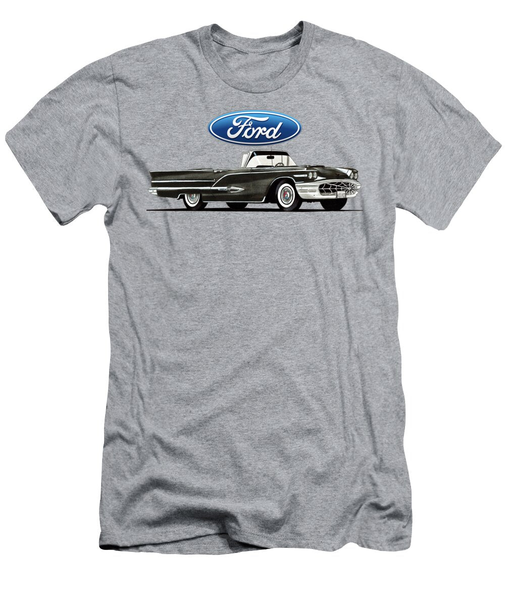 2 Ford Thunderbird From Movie Elvira Mistress of the Dark Vladyslav Shapovalenko T-Shirt
