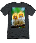 2 Googly Eyed Yellow and White Birds Wes and Dotty Weber T-Shirt