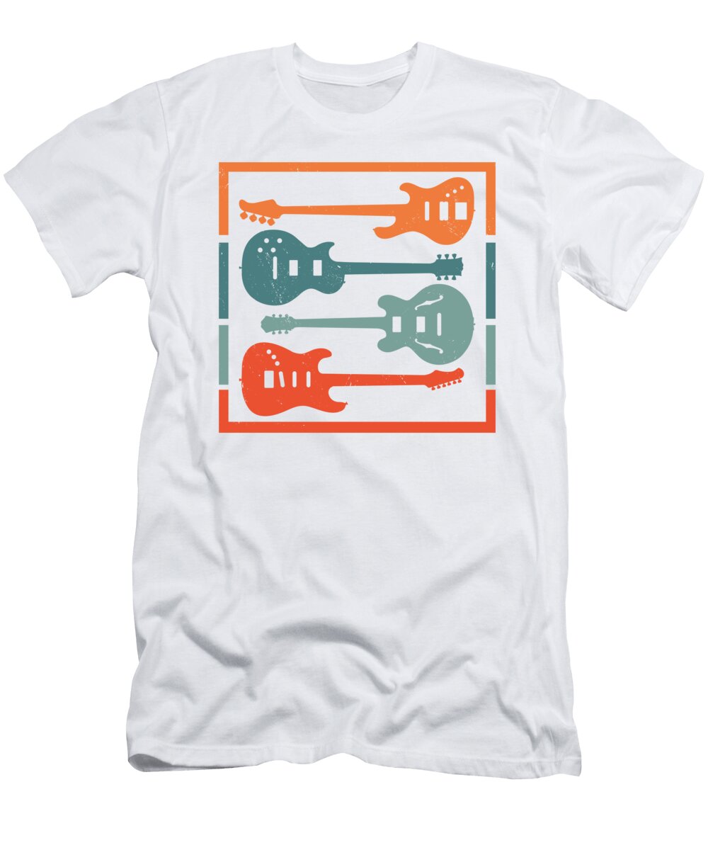 2 Guitar Electric Guitar Blues Jazz Bass Instruments Toms Store T-Shirt