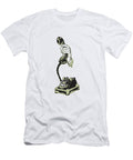 2 Hand Holding Up Handset of Rotary Telephone Csa Images T-Shirt