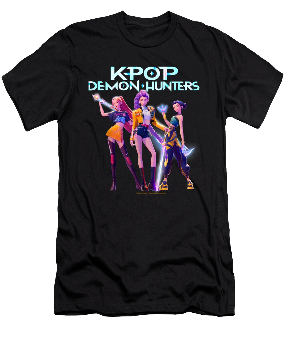 2 Huntrix Kpop Demon Hunter Aesthetic Huntrix T-Shirt