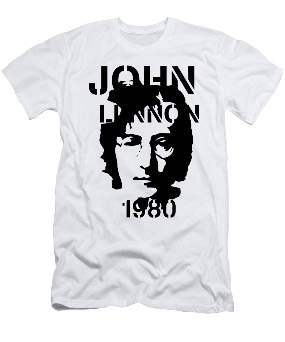 2 John Lennon Inered Dyernes T-Shirt