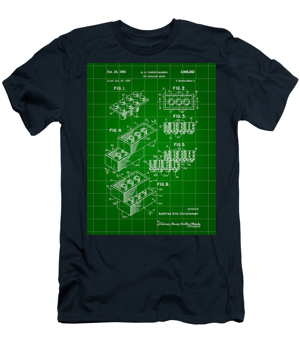 2 Lego Patent 1961 Stephen Younts T-Shirt