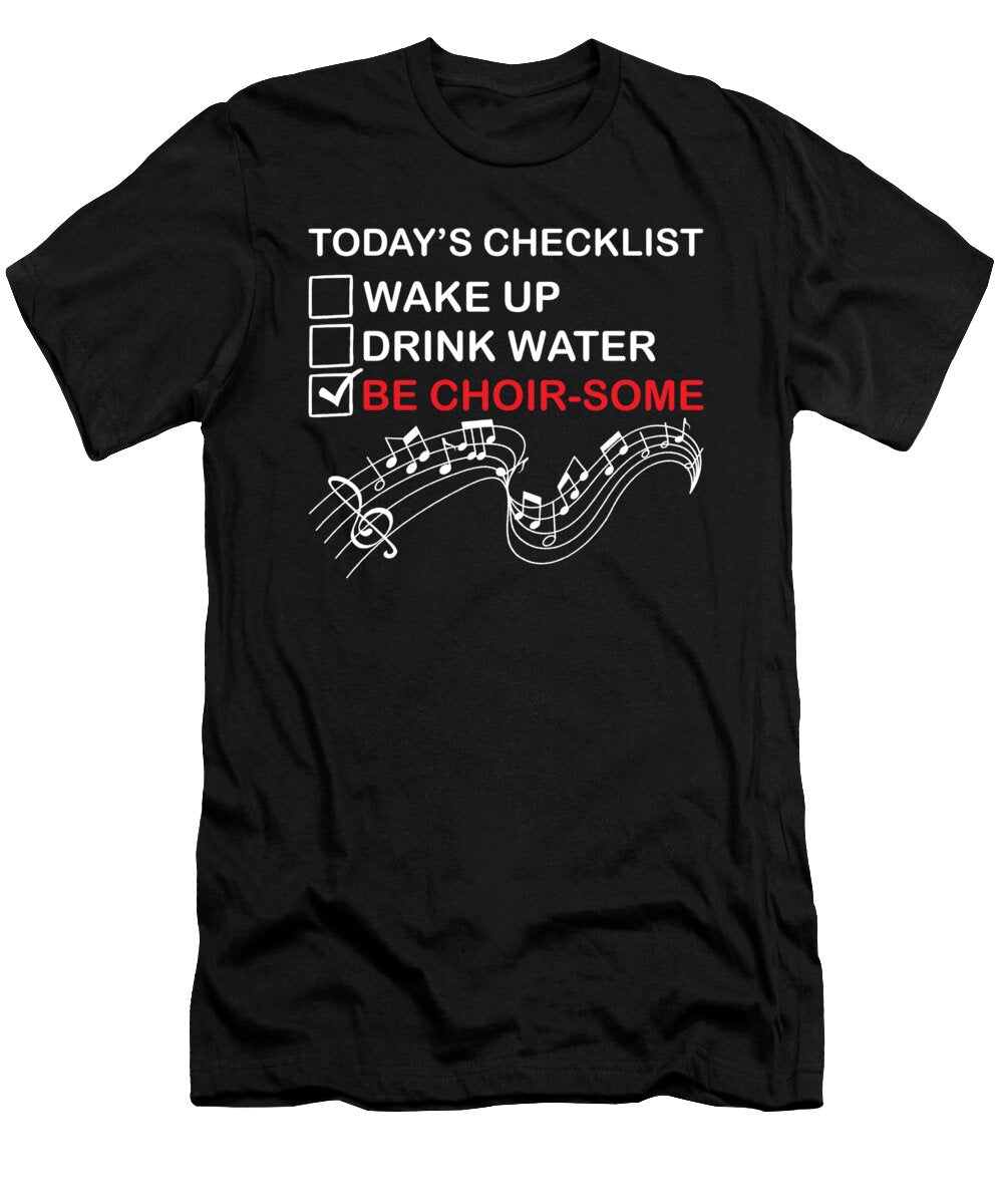 2 Opera Singer Vocalist Checklist Voice Coach Choir Show Toms Store T-Shirt