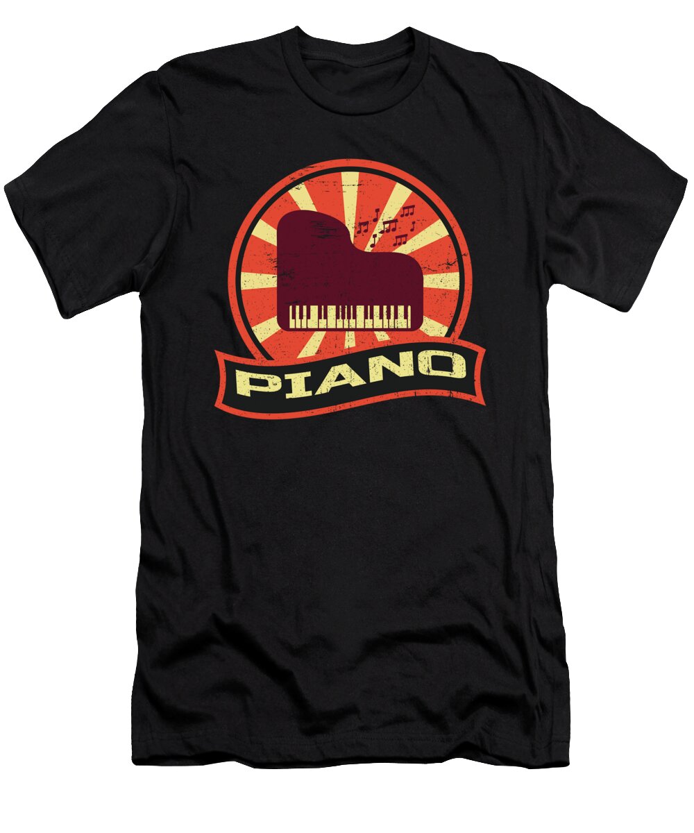 2 Piano Propaganda Piano Musical Instrument Gift Mister T-Shirt