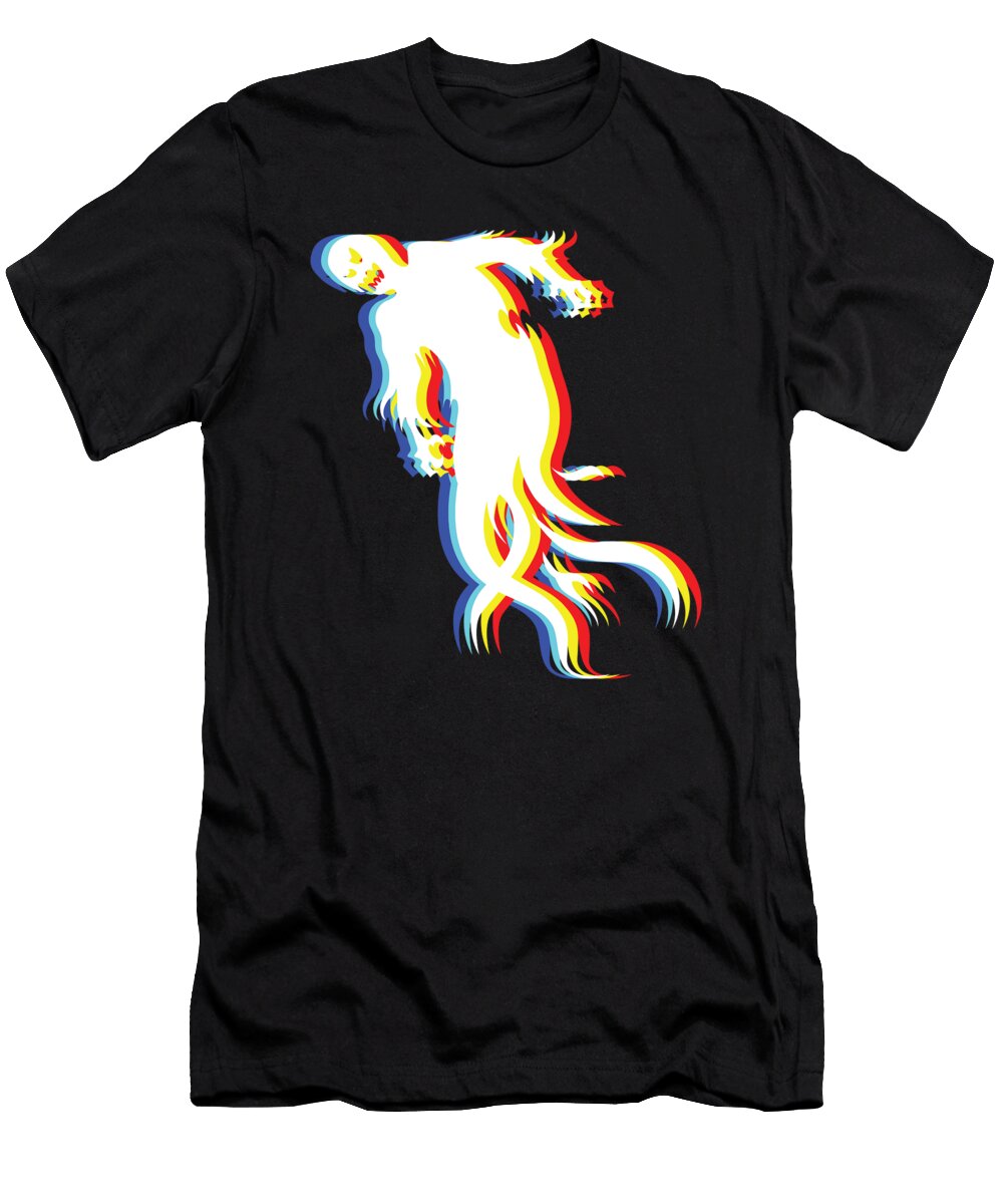 2 Psychedelic Ghost Ghouls Spirits Hunters Trippy Hippy Simple Halloween Costume Idea Martin Hicks T-Shirt