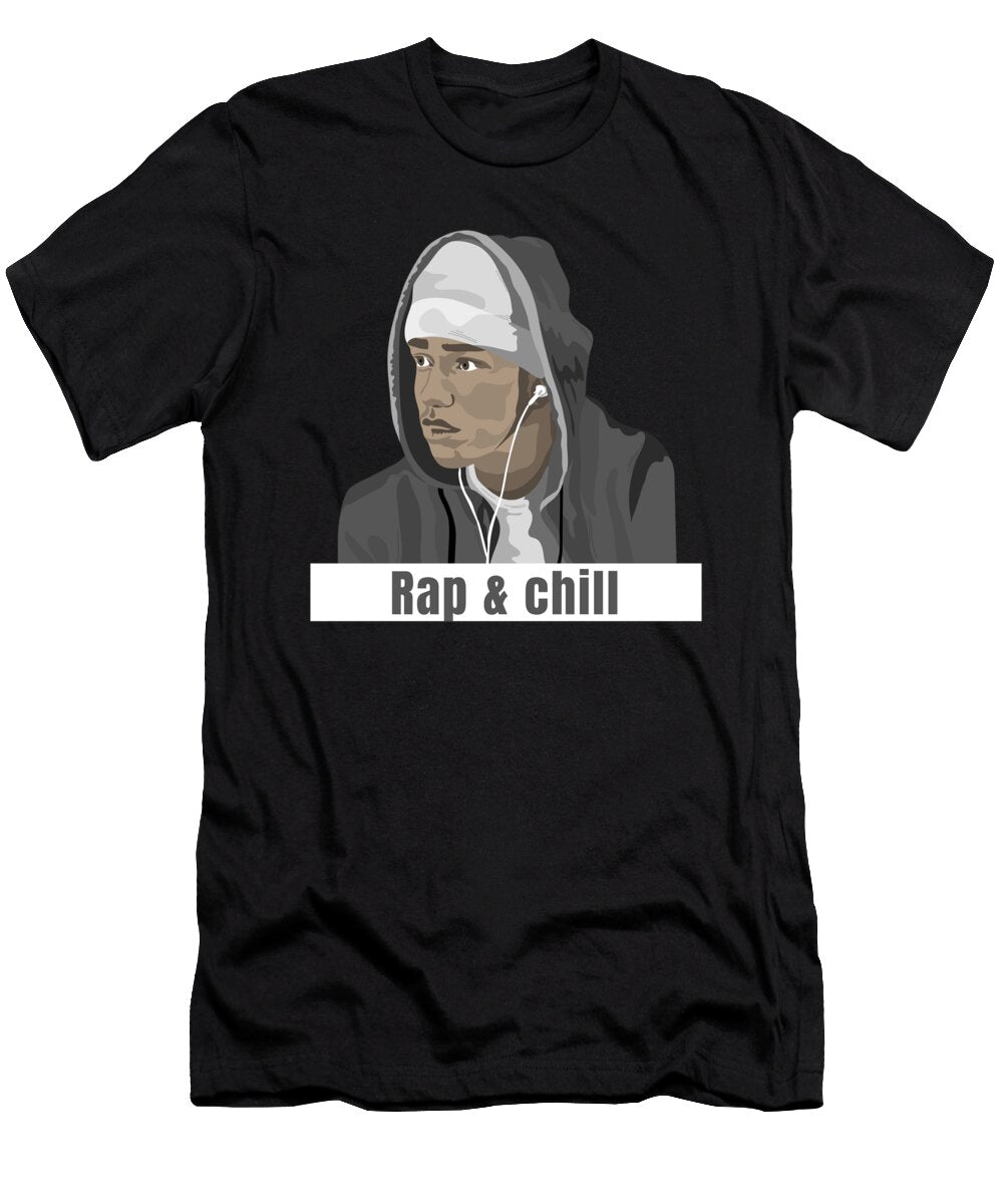 2 Rap and Chill Cool Guy with a Hood Tim Schmidt T-Shirt
