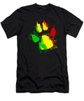 2 Reggae Music Lion Jamaican Flag Rasta Rastafari Jonathan Kraske T-Shirt