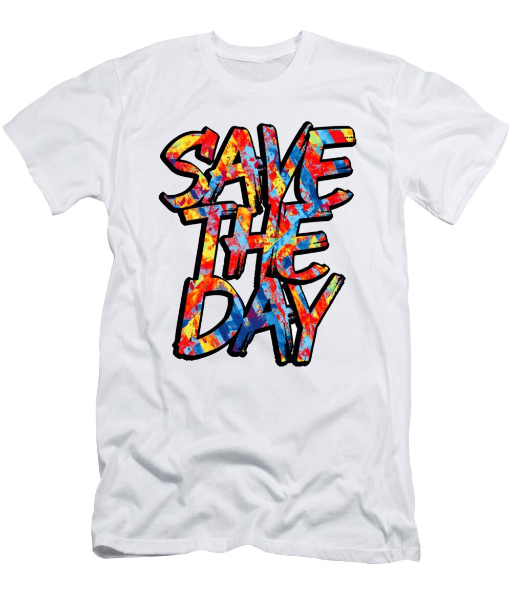 2 Saves the Day Inered Dyernes T-Shirt