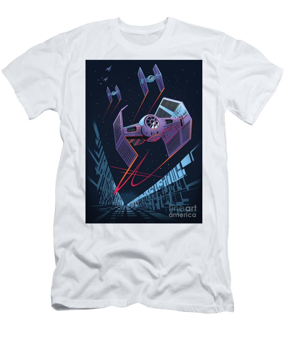 2 Star Wars Tie Fighter Roberto Schilling T-Shirt