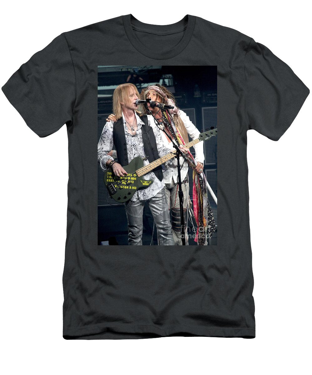2 Tom Hamilton and Steven Tyler Aerosmith Concert Photos T-Shirt