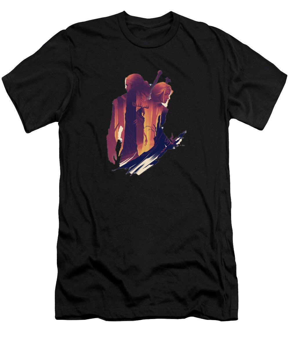 2 Witcher the Witcher Witcher Design Witcher Series Witcher Game Ciri Corilla Nizran Zaid T-Shirt