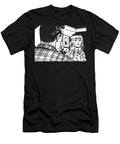 2 Woman Looking Over Mans Shoulder Csa Images T-Shirt
