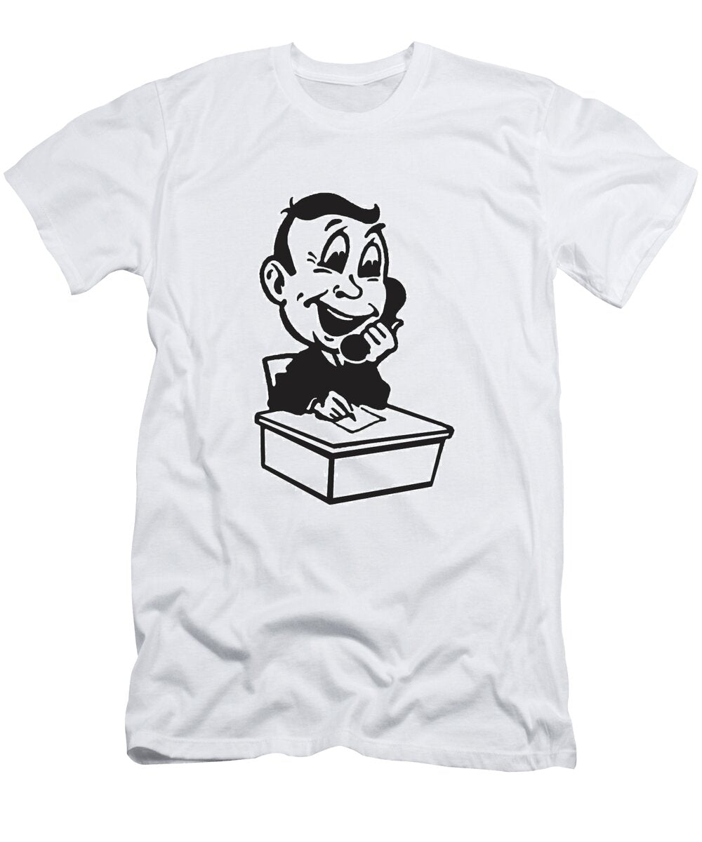 20 Man on Telephone Csa Images T-Shirt