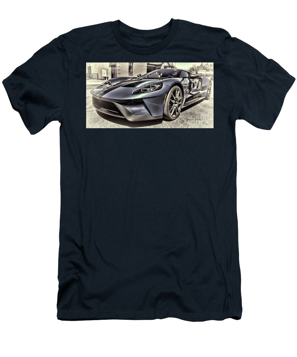 2022 Ford Gt Supercar Drivers Profile Artistic Paul Ward T-Shirt
