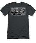 2022 Ford Gt Supercar Drivers Profile Black and White Paul Ward T-Shirt