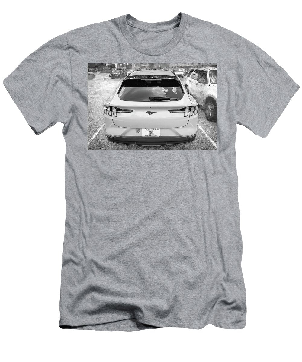 2024 Cyber Orange Ford Mustang Mach E Crossover X121 Rich Franco T-Shirt