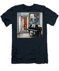 3 Ais Chromatic Sonata Abstract Piano Vibrations in Bold Street Art Hues Olfactoart Studio T-Shirt