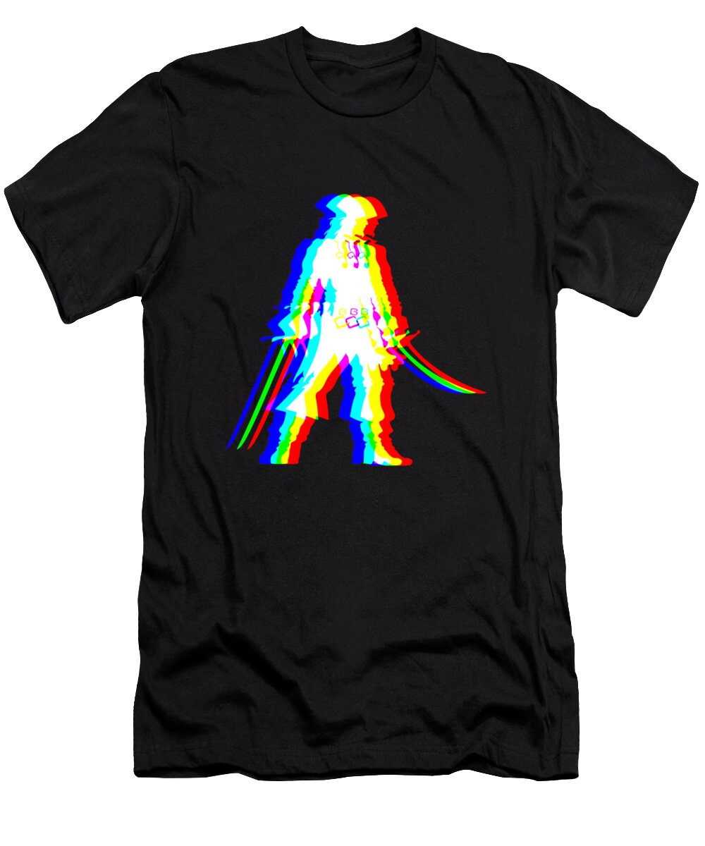 3 Color Pirate for Edm Parties Photographic Arts and Design Studio T-Shirt