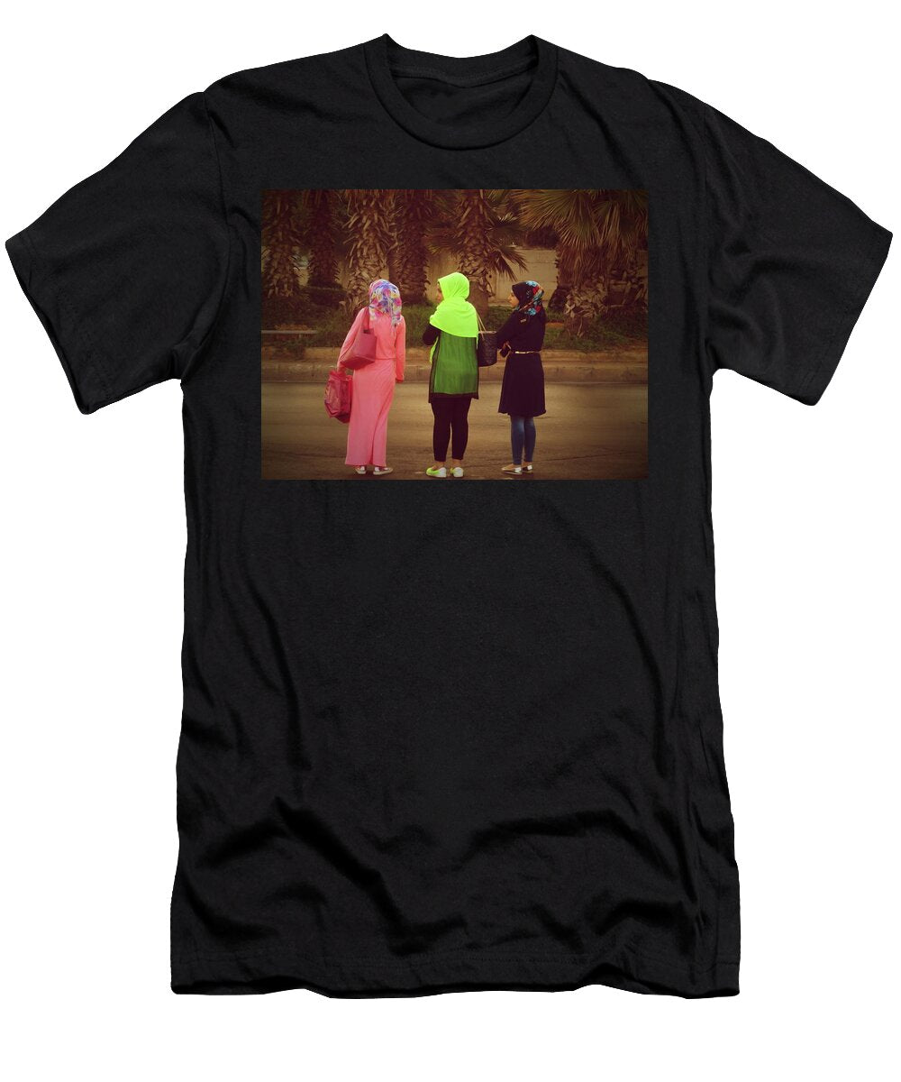 3 Cool Ladies in Beirut Funkpix Photo Hunter T-Shirt