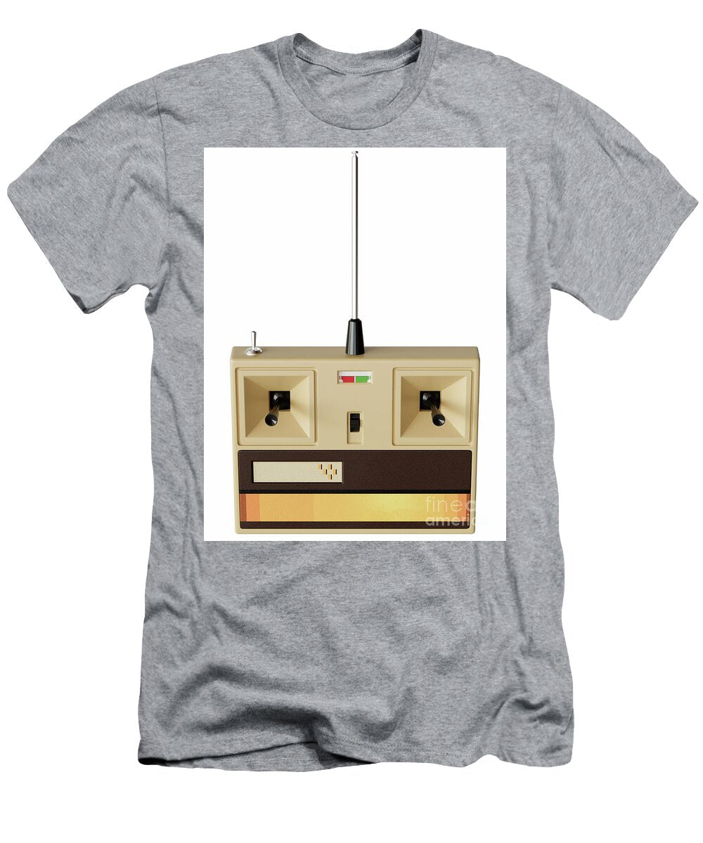 3 Eighties Retro Remote Control Allan Swart T-Shirt
