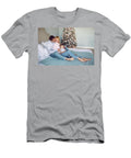 3 Family with Son Sitting on the Bed Elena Saulich T-Shirt