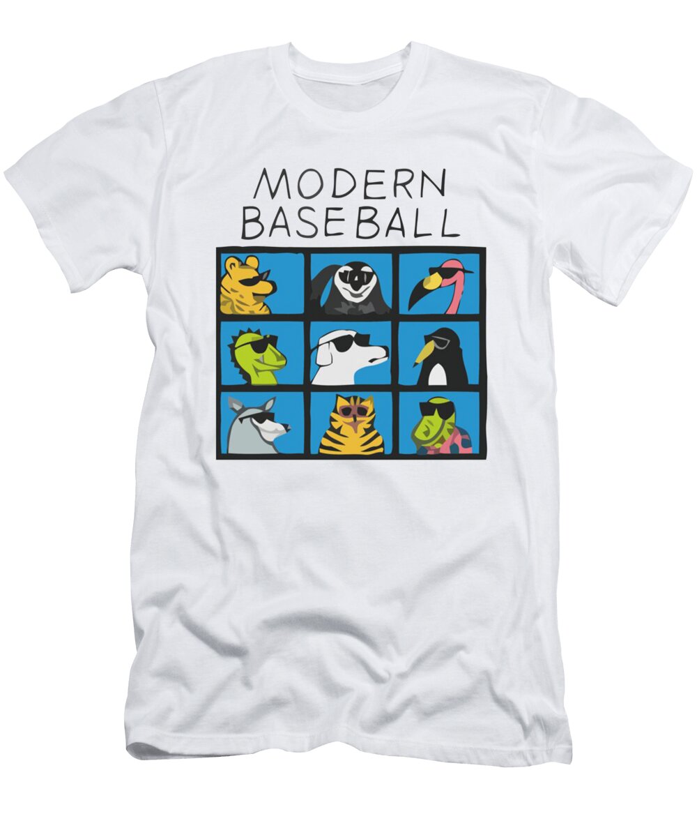 3 Modern Baseball Inered Dyernes T-Shirt
