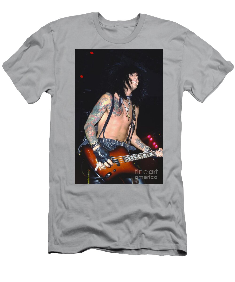 3 Nikki Sixx Motley Crue Concert Photos T-Shirt