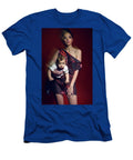 3 Sexy Girl in Red Short Dress with a Boy Child Elena Saulich T-Shirt