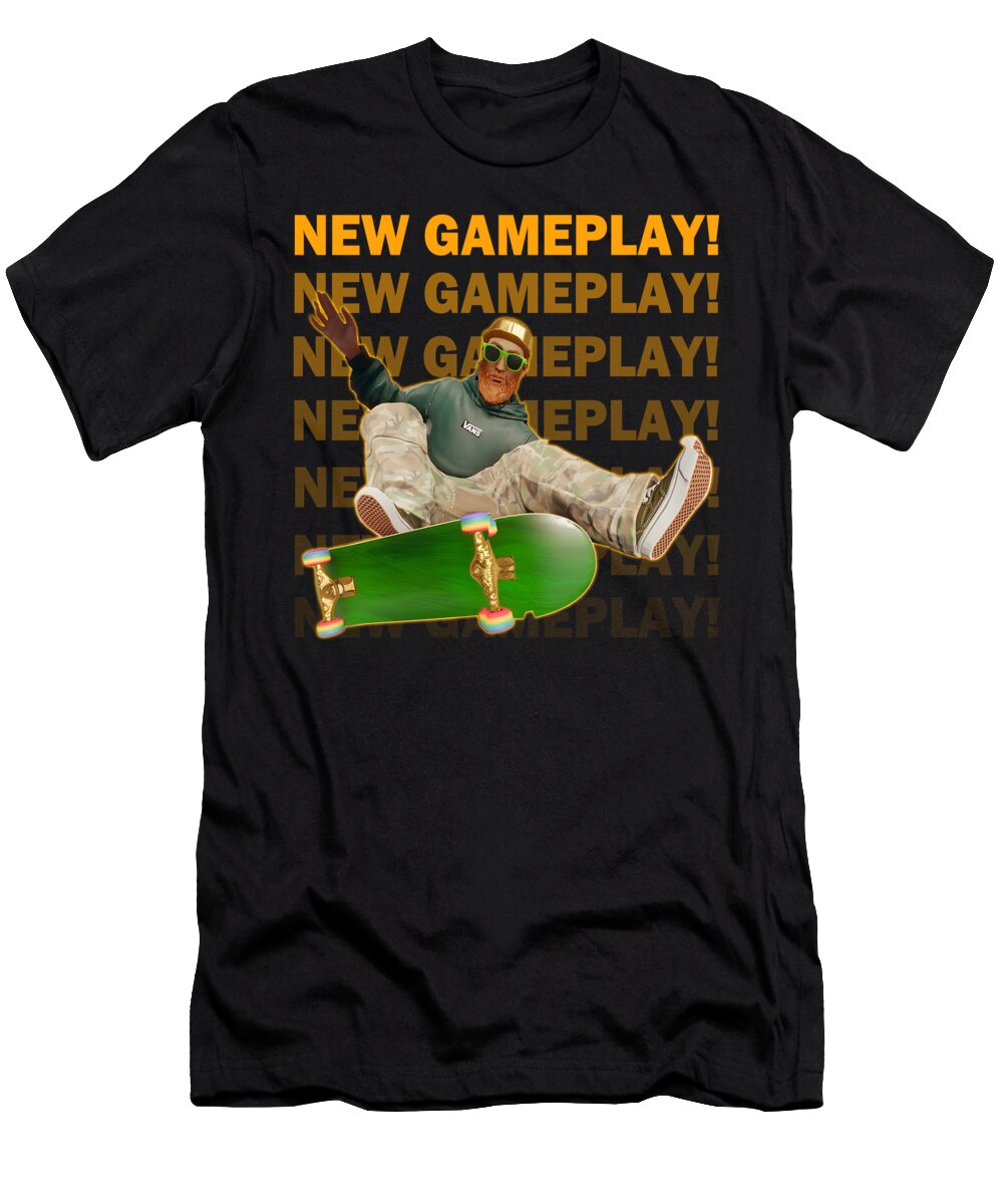 3 Skate Game 4 Skateboarding Video Games Vare Scoutt T-Shirt